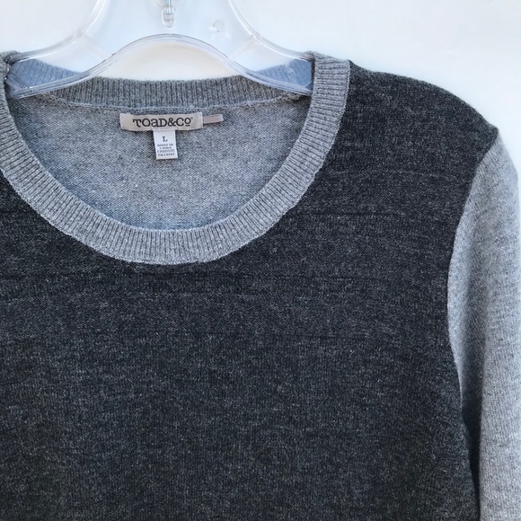 Toad&Co Lambswool Crew Sweater #517 - Picture 2 of 7